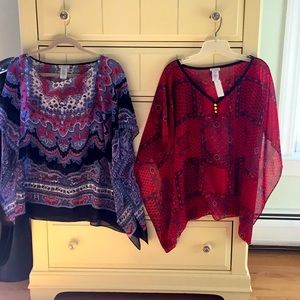 Talbot, coldwater creek, Lucy Paris, INC blouses for sale as ONE bundle!